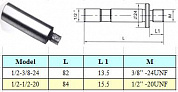  d1/2" / 1/2"-20UNF   ,   